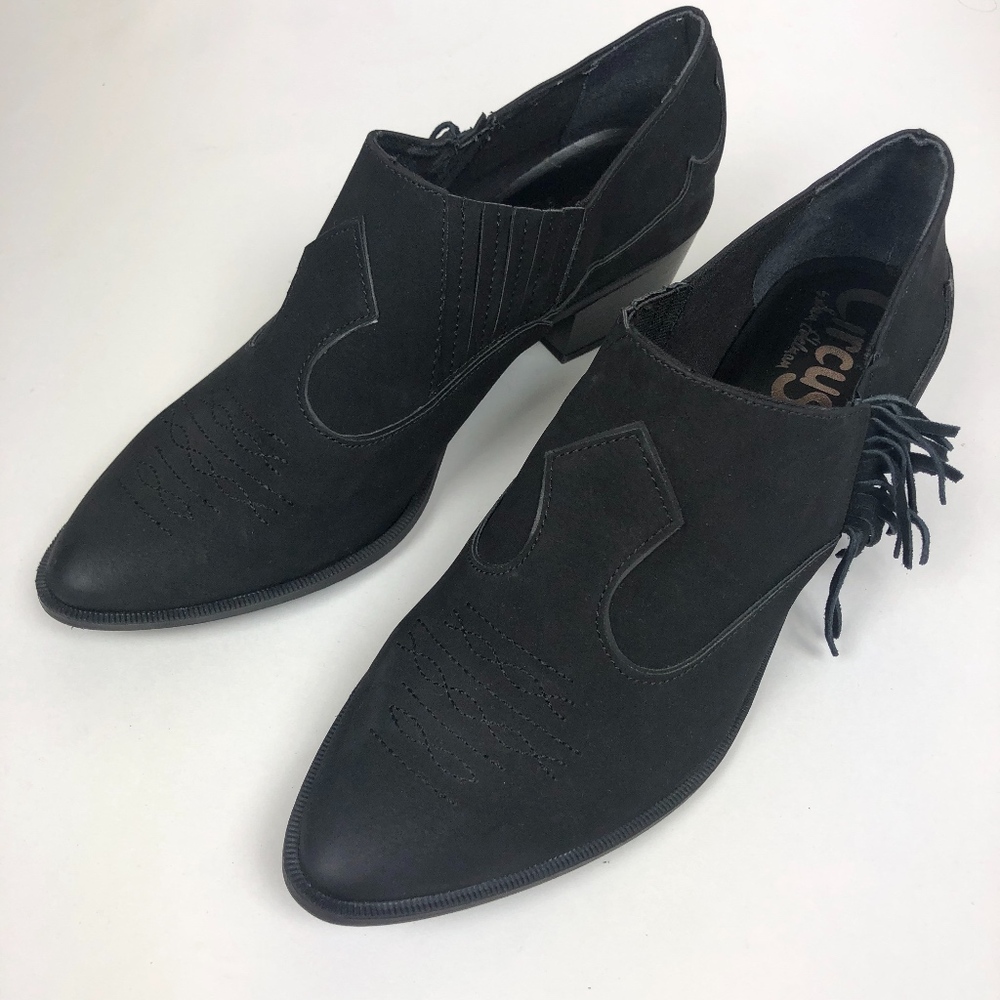 Circus Sam Edelman Hermosa Fringe Western Booties